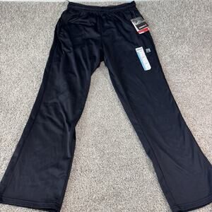 Avalanche Mens Sweatpants Black Size Large Straight Drawstring 100% Polyester